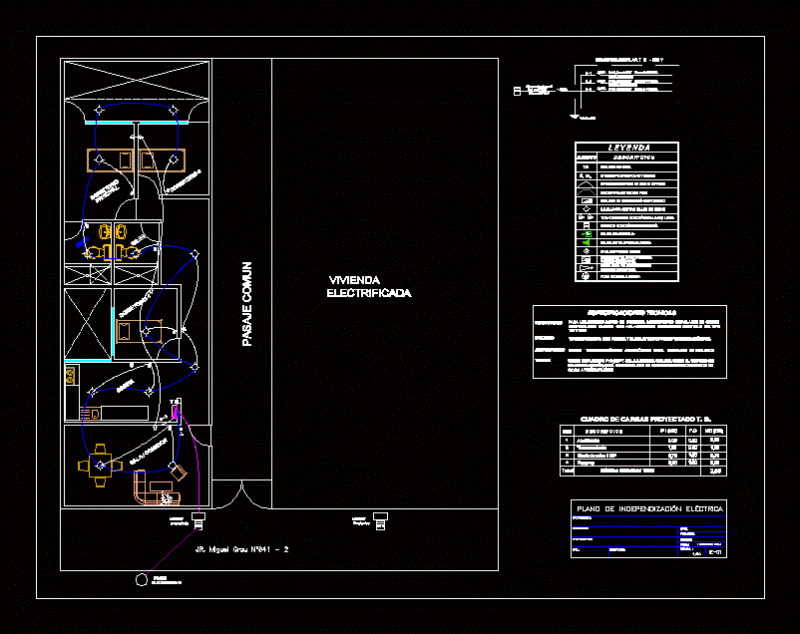 Privatisation Electric DWG Block for AutoCAD