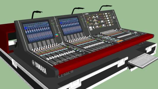 Professional Sound Mixer 3D SKP Model for SketchUp