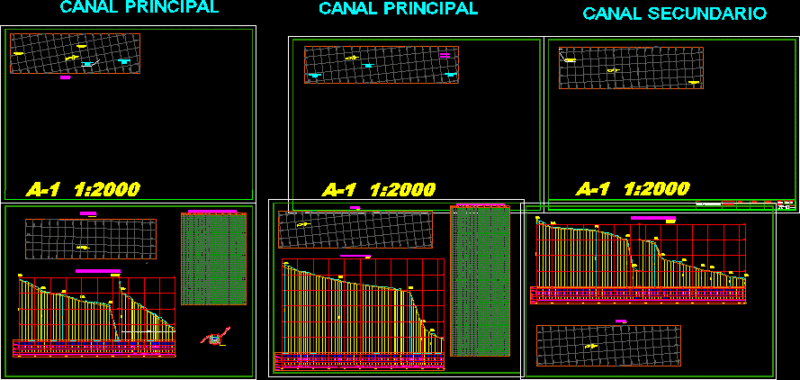 Profiles Of Channels DWG Section for AutoCAD