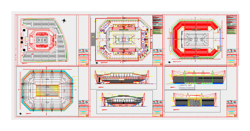 Project Gym DWG Full Project for AutoCAD