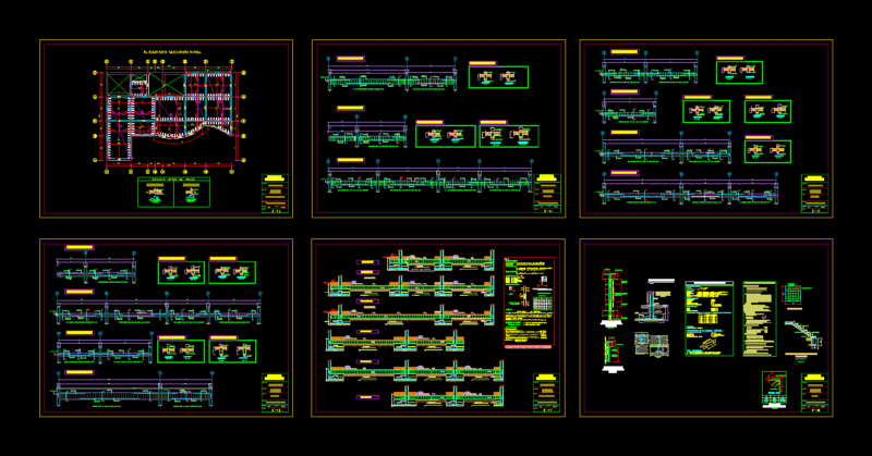 Project Structural DWG Full Project for AutoCAD