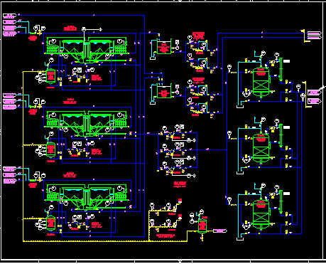Project Work Flow Chart DWG Full Project for AutoCAD ... block diagram electrical engineering 