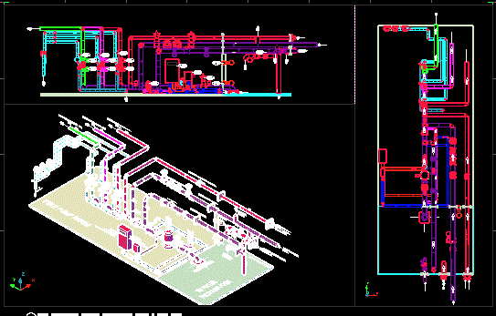 Pump Room 3D DWG Model for AutoCAD • Designs CAD