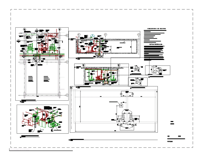 Pump Room – Tanks DWG Block for AutoCAD