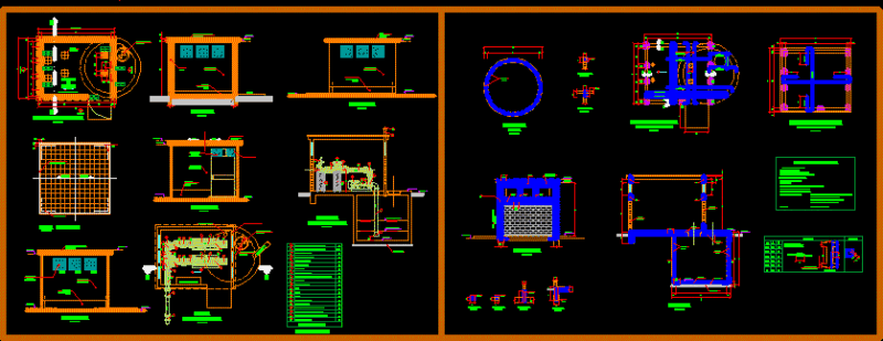 Pump Station – Project DWG Full Project for AutoCAD