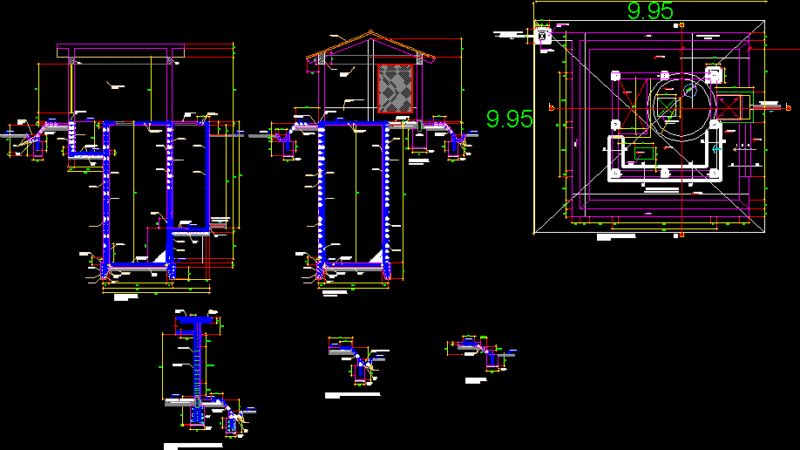 Pumping Chamber DWG Full Project for AutoCAD