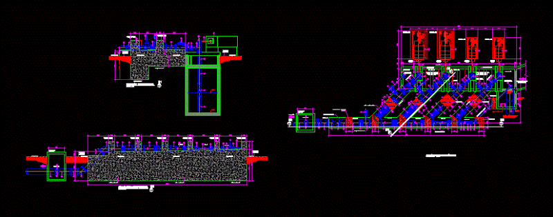 Pumping Station DWG Block for AutoCAD