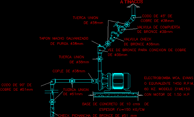 Pumps And Electrical Controls DWG Detail for AutoCAD