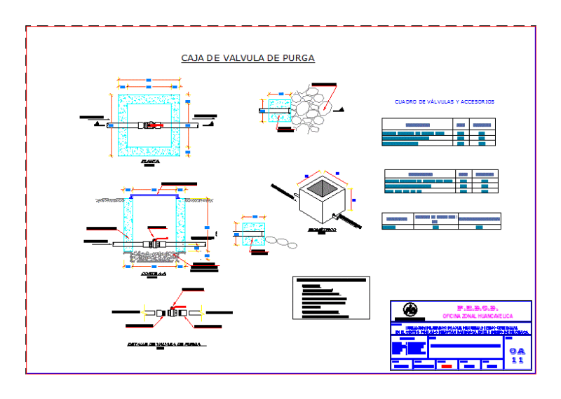 Purge Valve Box Box DWG Block for AutoCAD