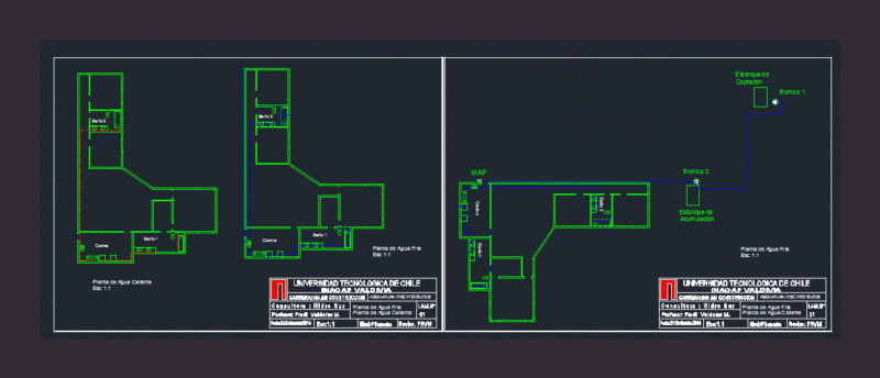 R Drinking Water Scheme DWG Block for AutoCAD