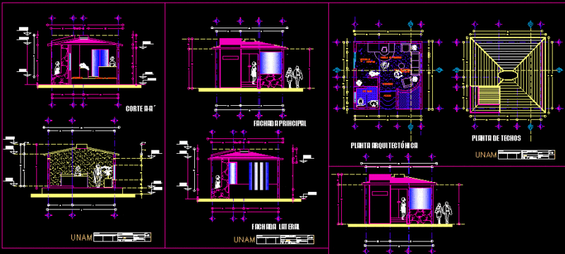 Reception Project DWG Full Project for AutoCAD