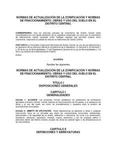 Regulation Of Tegucigalpa; Honduras PDF (Document)