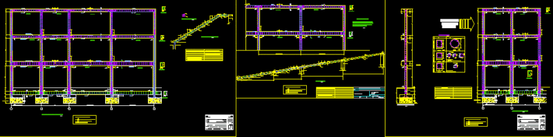 Reinforced Concrete Structure DWG Block for AutoCAD