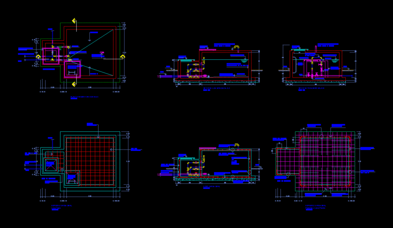 Reservoir 6m3 DWG Full Project for AutoCAD
