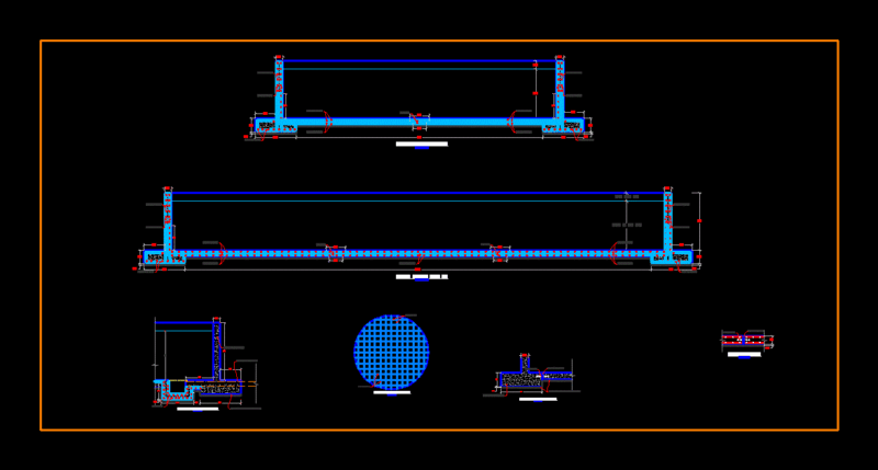 Reservoir – Structure DWG Detail for AutoCAD