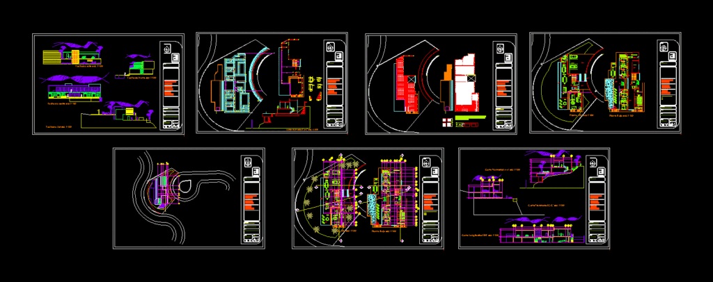 Residencia En La Playa DWG Section for AutoCAD