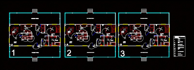 Residential Electrical Plan DWG Block for AutoCAD