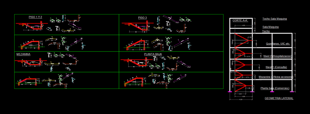 Ribbed Slabs DWG Block for AutoCAD