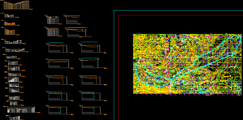 Rio Gualicanga DWG Block for AutoCAD