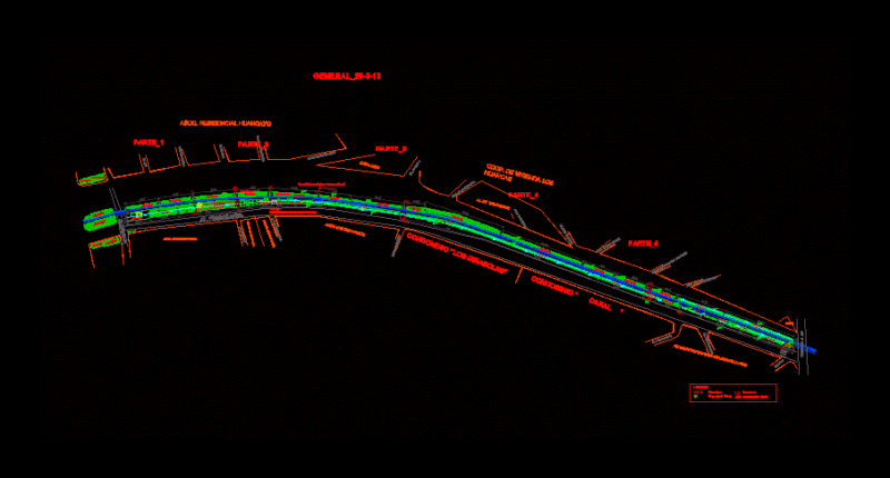 Rising Planimetrio Railway; The Augustinian DWG Block for AutoCAD