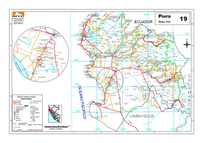 Road Map City Piura PDF Plan (Document)