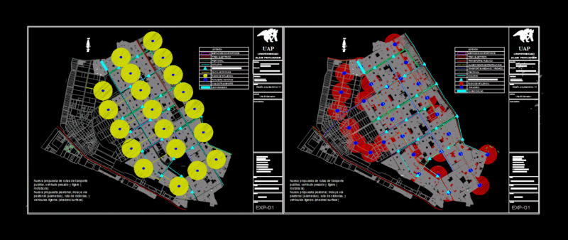 Road Strategy DWG Block for AutoCAD