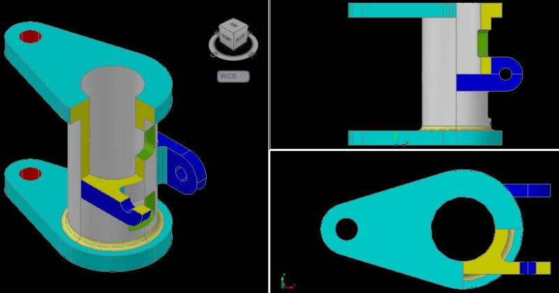 Rocking 3D DWG Model for AutoCAD