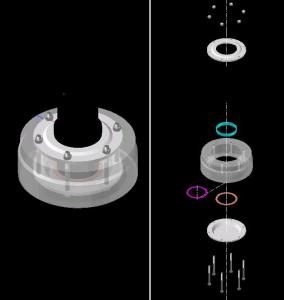 Roller Guide 3D DWG Model for AutoCAD