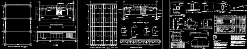 Roof DWG Plan for AutoCAD