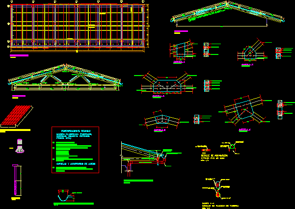 roof management dwg full project for autocad • designs cad
