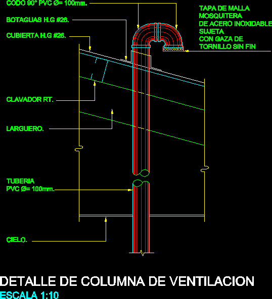 Roof Ventilation DWG Block for AutoCAD • DesignsCAD