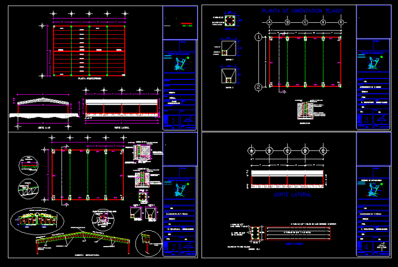 Roofing Cover DWG Detail for AutoCAD
