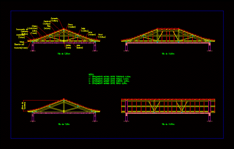 Roofing DWG Block for AutoCAD