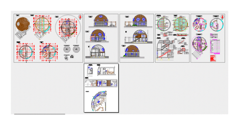 Room In House Domo DWG Block for AutoCAD