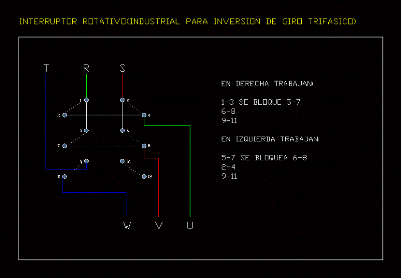 Rotary Switch DWG Block for AutoCAD