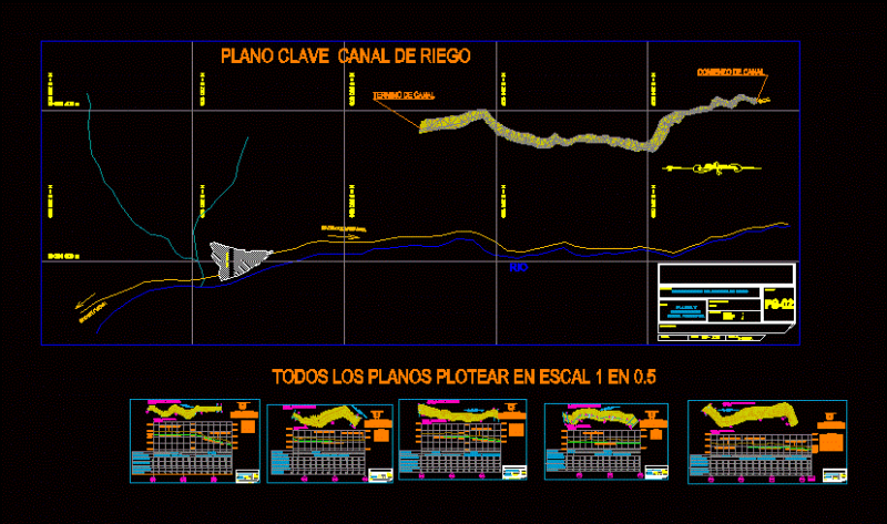 Route Canal – Tube DWG Block for AutoCAD
