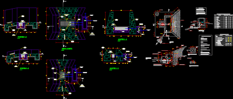 Rural Basic Sanitation DWG Plan for AutoCAD