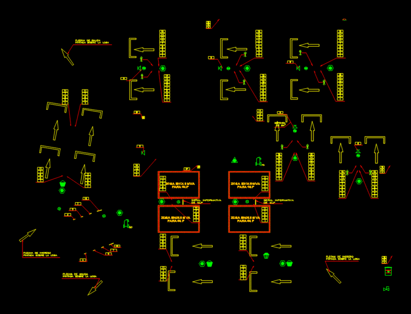 Safety Plane DWG Block for AutoCAD