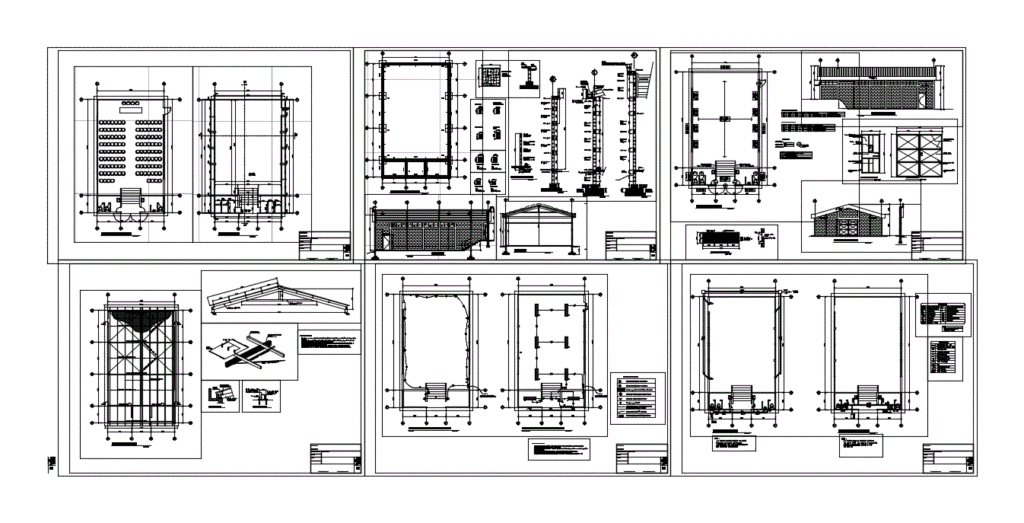 Salon Of Multiple Uses DWG Detail for AutoCAD