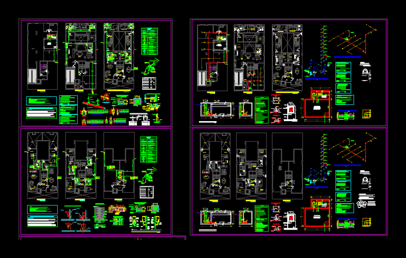 Sanitary Departments DWG Detail for AutoCAD