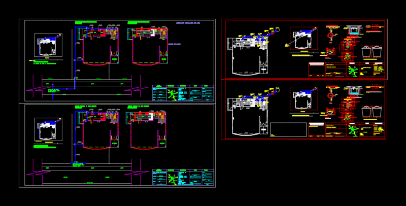Sanitary DWG Full Project for AutoCAD