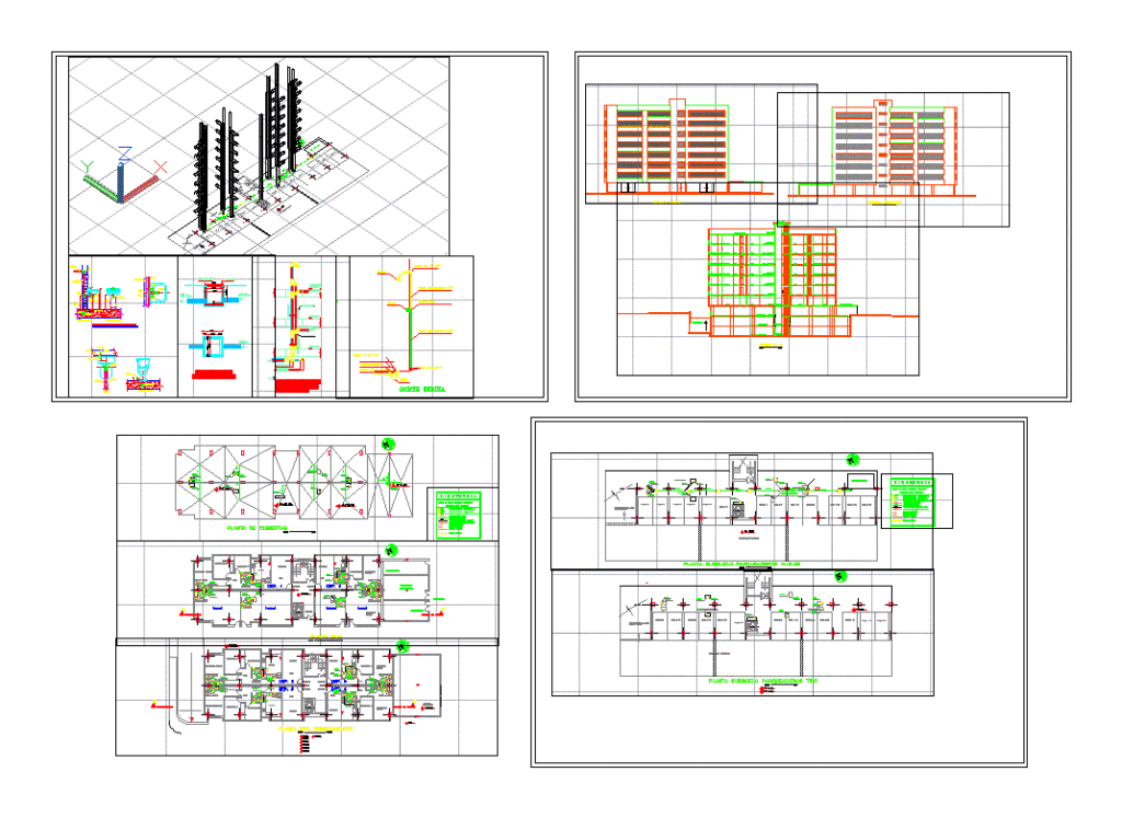 Sanitary DWG Plan for AutoCAD
