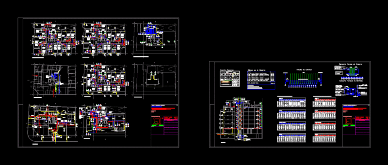 Sanitary Facilities In Capfed DWG Block for AutoCAD