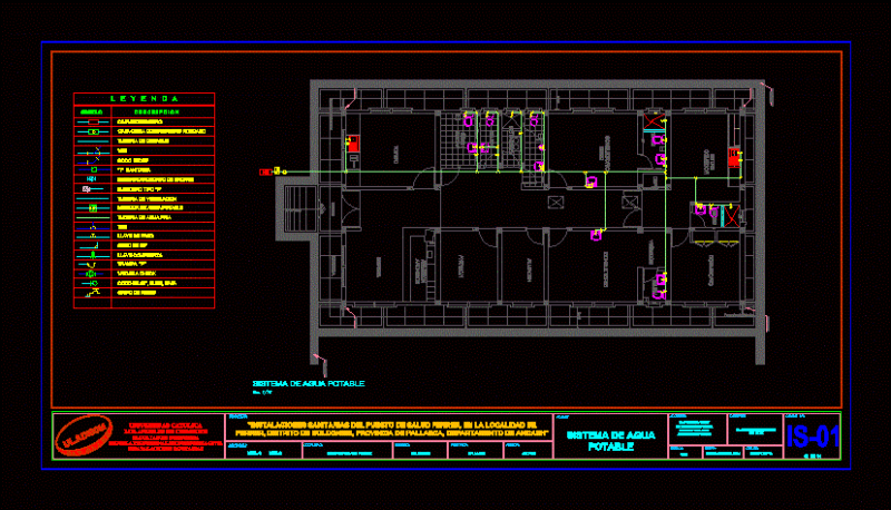 Sanitary Facilities Made Health DWG Block for AutoCAD