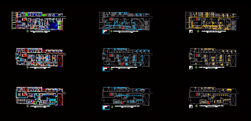 Sanitary Hotel DWG Block for AutoCAD