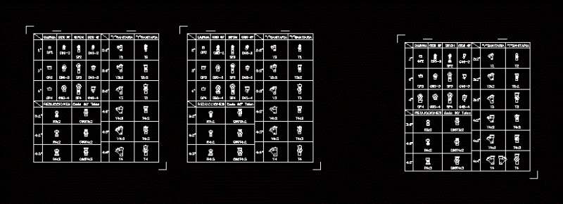 Sanitary Instalation; Accessories DWG Detail for AutoCAD