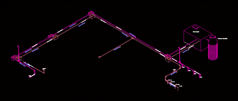 Sanitary Instalation DWG Block for AutoCAD