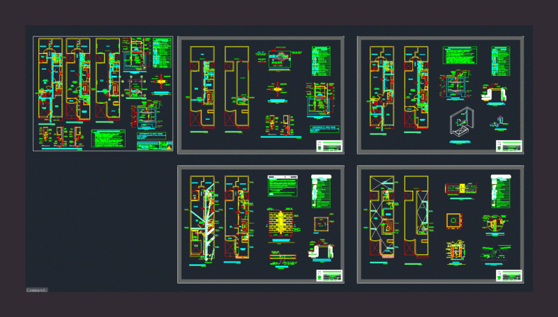 Sanitary Installations DWG Block for AutoCAD