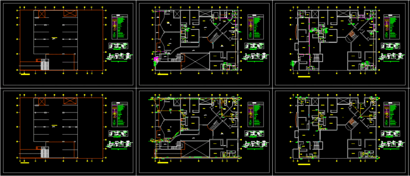 Sanitary Plumbing And Drainage Plan– One Family Housing DWG Block for AutoCAD