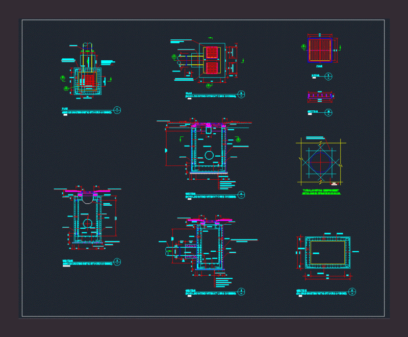 Sanitary Rain Drainage DWG Block for AutoCAD